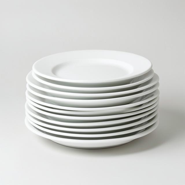 Stoneware dinner plates